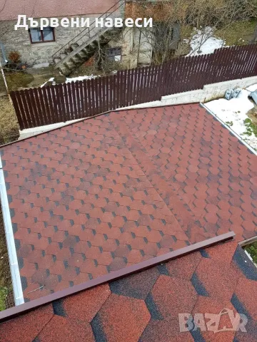Изработка и монтаж на дървени навеси и Летни кухни , снимка 15 - Ремонти на покриви - 48942925