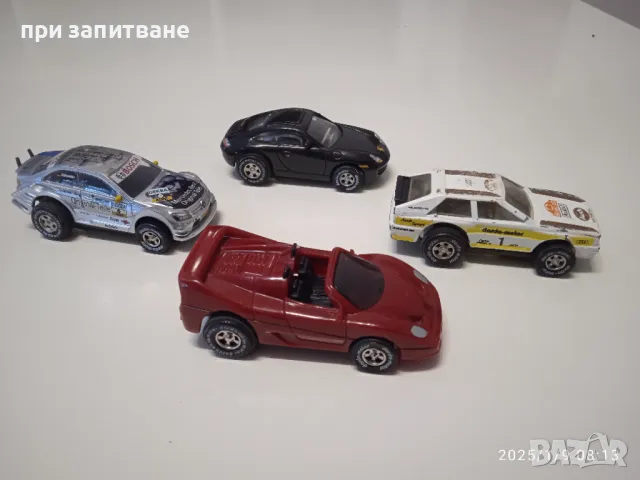 Darda Motor 4 колички Audi Quatro, Ferrari F50. Porsche 911, Mercedes DTM,1:64