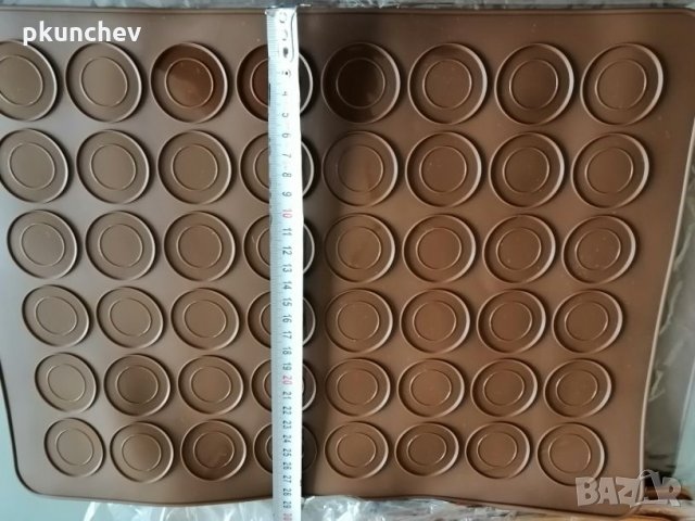 Силиконови форми за френски макарони, снимка 4 - Домашни продукти - 26561224