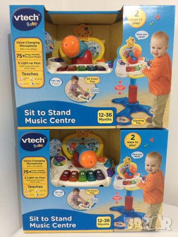 РАЗПРОДАЖБА! Vtech Музикална Кула-Степер "Седни-Стани, снимка 4 - Музикални играчки - 34896059