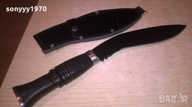 кукри с кожен калъф-35см