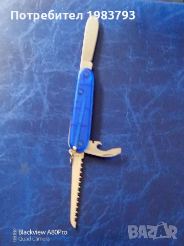 Victorinox в красив тюркоазено син цвят., снимка 2 - Ножове - 52467560