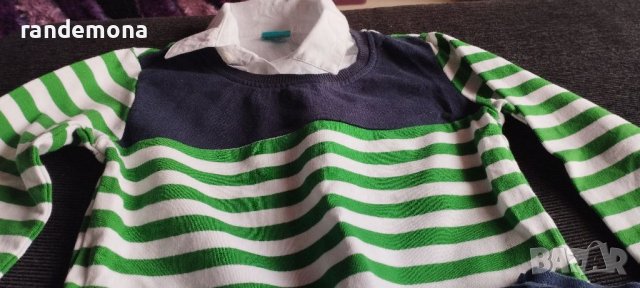 Блузка с яка размер 104, снимка 2 - Детски Блузи и туники - 38646454