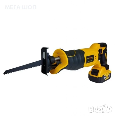 Акумулаторен саблен трион 36V с 2 батерии и зарядно - Резачка за дърва, снимка 3 - Други инструменти - 50604652