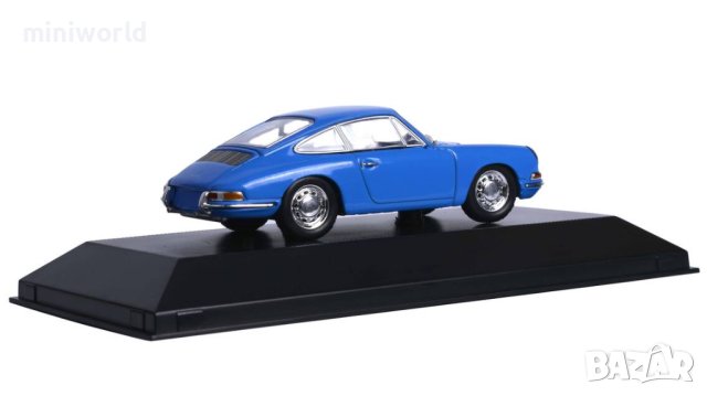 Porsche 901 1964 - мащаб 1:43 на Atlas моделът е нов в PVC дисплей-кейс, снимка 10 - Колекции - 43621486
