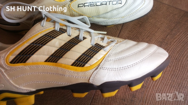 Adidas PREDATOR Football Leather Boots Размер EUR 43 1/3 / UK 9 бутонки естествена кожа 199-14-S, снимка 4 - Футбол - 52246614
