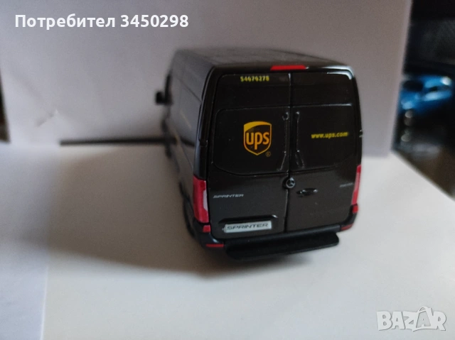 Мерцедес Спринтер  метална количка, снимка 3 - Колекции - 53416970