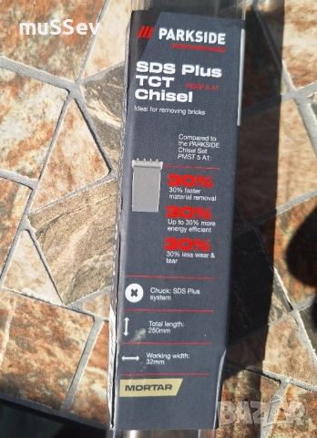 ТСТ длето SDS plus PSMP A A1 Parkside Performance , снимка 5 - Железария - 51772831