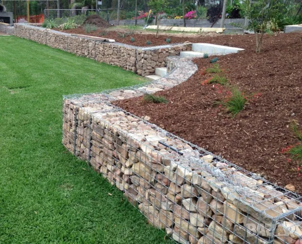 ГАБИОНИ за ПОДПОРНИ стени.. Произвеждаме ЕЛЕКТРО-ЗАВАРЕНИ Габиони --за изграждане на подпорни стени , снимка 8 - Строителни материали - 47530640