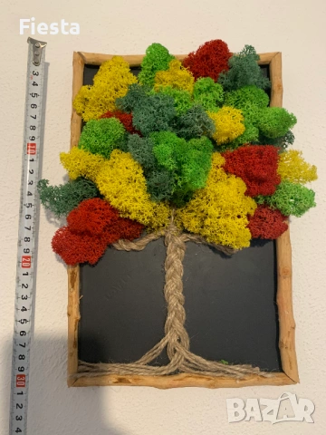 Сувенири от скандинавски мъх ръчна изработка Handmade, снимка 2 - Картини - 53573252