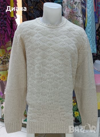 Мъжки пуловери от естествени материи-мерино,ламска вълна, снимка 13 - Пуловери - 43435793