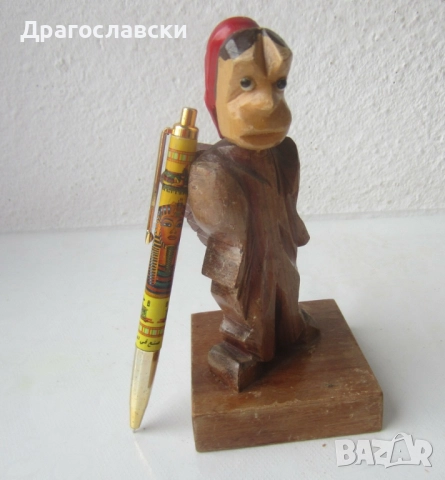 Дървена фигура, дърворезба, човек, дървен боздуган, снимка 7 - Статуетки - 51488414