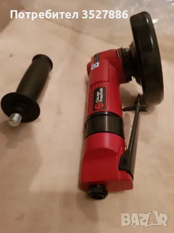 Нов професионален пневматичен ъглошлайф CHICAGO PNEUMATIC CP9121BR, снимка 4 - Други инструменти - 49547415