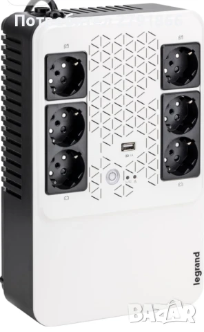 Legrand Keor Multiplug UPS с USB, 6 защитни контакта (Schuko),мощност 800 VA,номинална активна 480 W, снимка 11 - UPS захранвания - 51302817