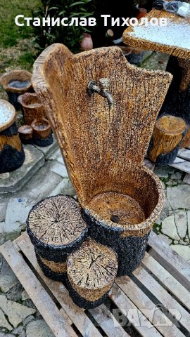 Градински чешми от щампован бетон, снимка 2 - Други - 44069217