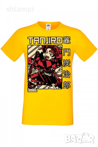 Мъжка тениска Demon Slayer Tanjiro Kamado 02,Анимация,игра,Празник,Повод,, снимка 10 - Тениски - 37936770