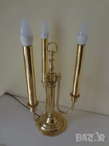 Стилна класическа лампа, снимка 5 - Настолни лампи - 50587288