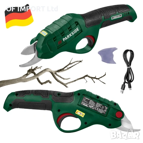 Акумулаторна Градинска Ножица PARKSIDE PAAS 4 A1, снимка 2 - Градинска техника - 53334892