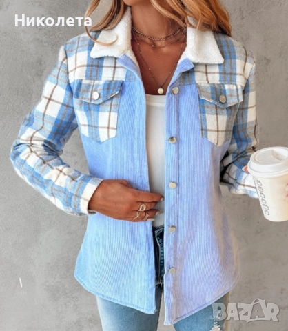 Дамско яке с копчета, снимка 2 - Якета - 51856994