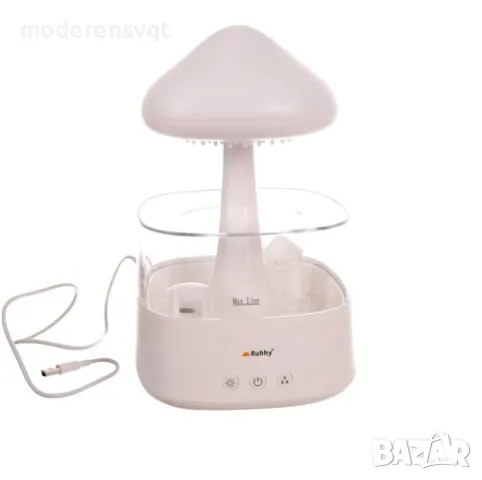 Дифузер овлажнител ефект дъжд нощна лампа, снимка 6 - Други - 47642845