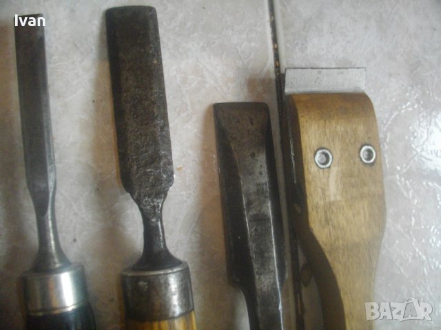 12 броя Ръчно Дърводелско Длето За Стружуване на Струг/Ръчна Дърворезба-Старо Качество-Масивни-Профи, снимка 7 - Други инструменти - 43451191