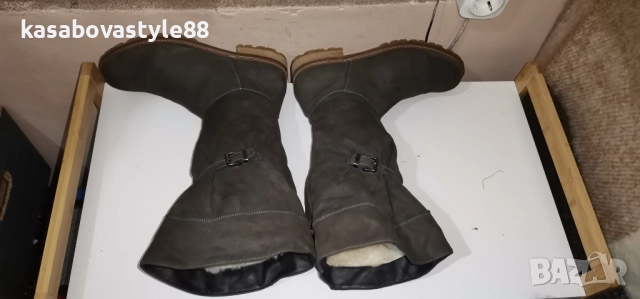 Ботуши от естествена кожа 38н, снимка 6 - Дамски ботуши - 52827897