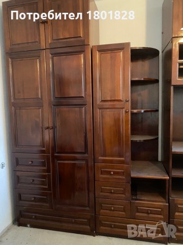 Гардероб,секция и ракла!Продава се целия комплект!, снимка 4 - Шкафове - 38158814