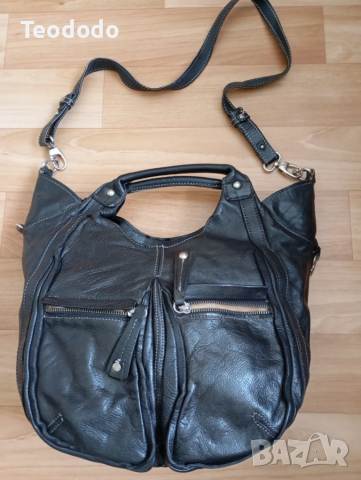 Дамска чанта естествена кожа Esprit , снимка 6 - Чанти - 38648313