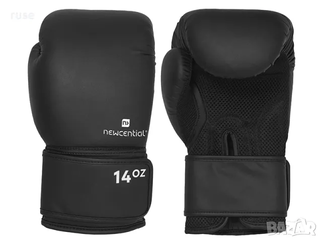 НОВИ! Боксови ръкавици 12oz черни, снимка 2 - Бокс - 47339841