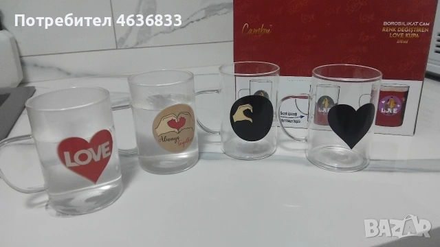 боросиликатни чаши за кафе и чай 