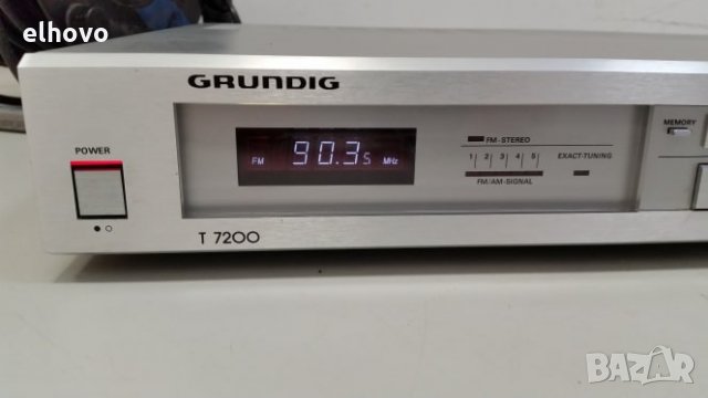 Стерео тунер Grundig T 7200, снимка 2 - Ресийвъри, усилватели, смесителни пултове - 28592283
