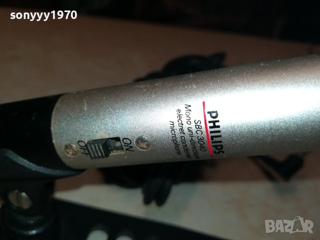PHILIPS SBC3040 MICROPHONE-SWISS 1901241815, снимка 10 - Микрофони - 43884955