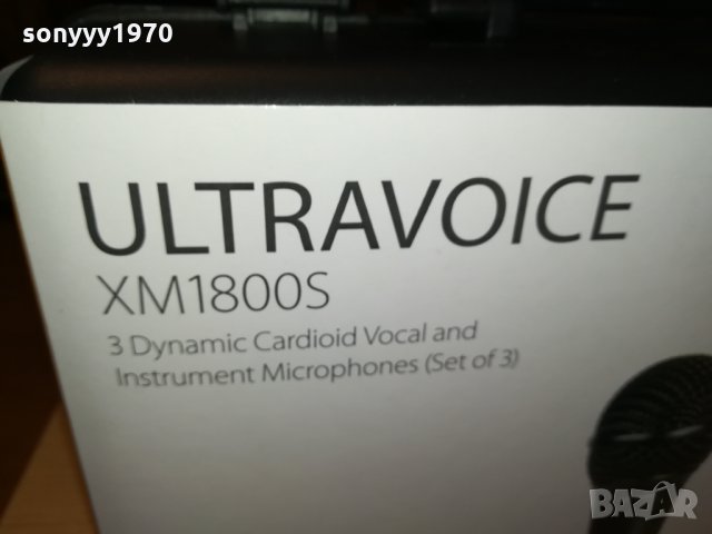 BEHRINGER 3 МИКРОФОНА 1901221733, снимка 4 - Микрофони - 35492011