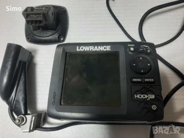 СОНАР Сонар с GPS Lowrance HOOK-5 CHIRP