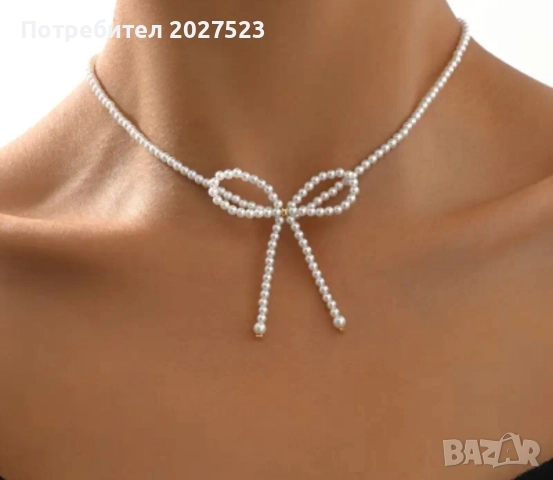 Обеци, Колие, снимка 4 - Колиета, медальони, синджири - 52071266