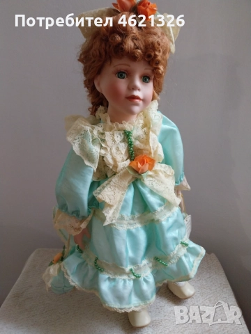 Порцеланова кукла Рона Leonardo колекционерско издание, снимка 2 - Декорация за дома - 52056431