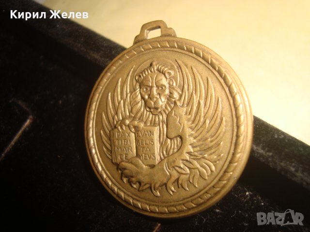 СТАР БРОНЗОВ МЕДАЛ МЕДАЛЬОН с ЛЪВ и ЛАТИНСКА СЕНТЕНЦИЯ 6346