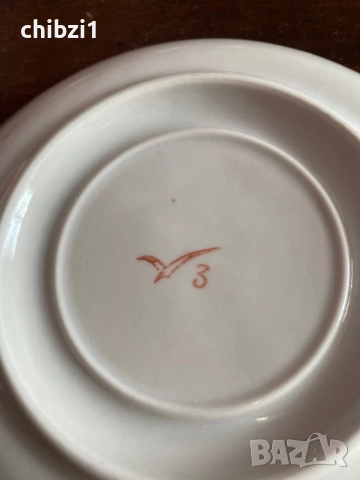 ⚜️Стар руски порцелан на завод “Чайка” - Краснодар - 1960/1962г! , снимка 4 - Сервизи - 52535508