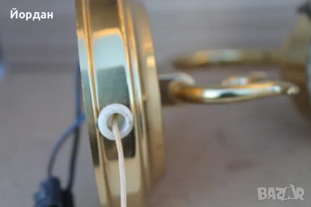 Немски месингови лампи за стена, снимка 9 - Антикварни и старинни предмети - 47895154