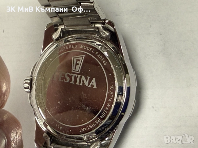 Мъжки часовник Festina F20445 , снимка 2 - Мъжки - 52890463
