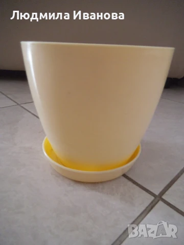 Саксии - керамични, пластмасови, снимка 5 - Саксии и кашпи - 50813341