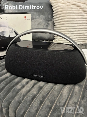 Нова колона Harman Kardon Go+Play 3, 160w, 8ч. Батерия, 24м. гаранция, снимка 2 - Bluetooth тонколони - 53114861