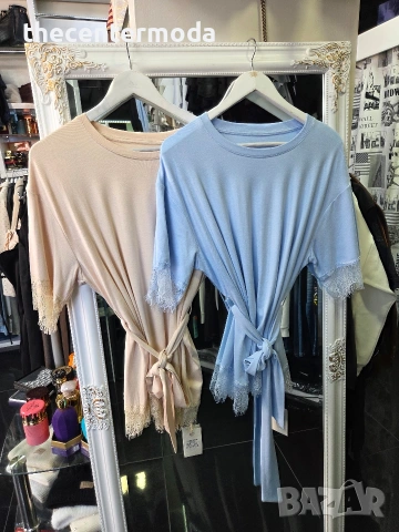 Туника с дантела и коланче, снимка 3 - Туники - 53535780