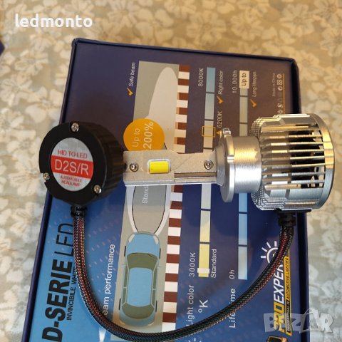 Двустранен CSP чип: Осигурете си по-широк и по-ярък лъч с LED крушки D2S D1S D3S, снимка 3 - Аксесоари и консумативи - 43171458