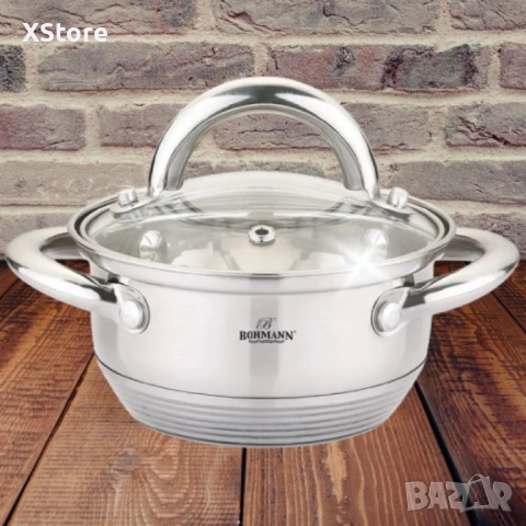 Тенджера Bohmann, 0.7 л./ 1 л., неръждаема стомана, снимка 2 - Съдове за готвене - 52496782