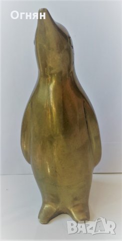 Бронзова статуетка Пингвин, снимка 2 - Антикварни и старинни предмети - 32210104