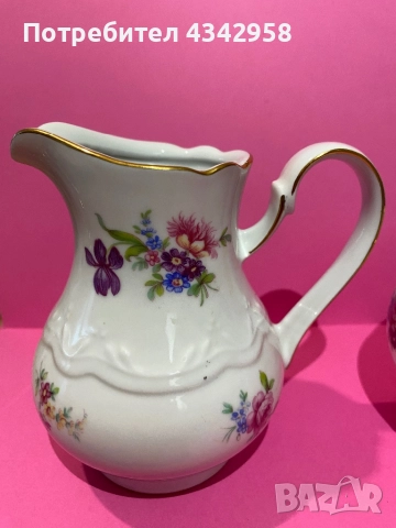 Kahla.Germany.1960-те.Кана за мляко и захарница., снимка 7 - Антикварни и старинни предмети - 52680056