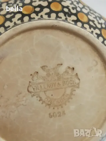 Уникално красив и по-рядко срещан Villeroy & Boch Dresden 5025-съд за сосове"сосиера" - 1874-1909 г., снимка 9 - Антикварни и старинни предмети - 49347851