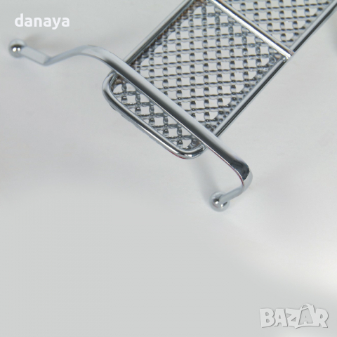 2754 Метална закачалка за врата цвят сребро, снимка 3 - Закачалки - 36535576