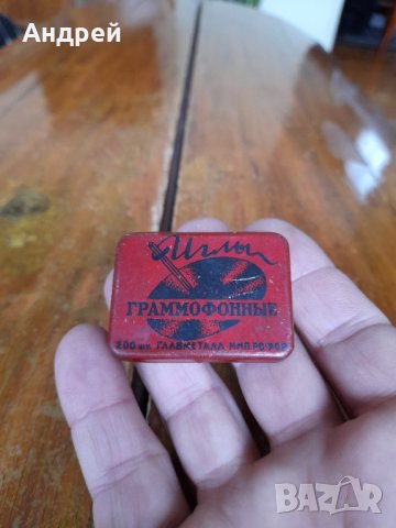 Стара кутия от Грамофонни игли, снимка 2 - Други ценни предмети - 37062545